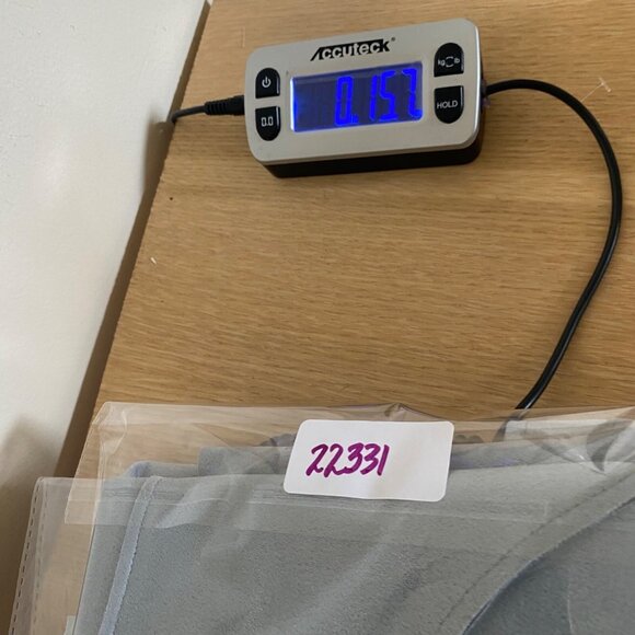 Chicos Jacket Womens 0 US Small Blue Grey Scuba Suede Stretch Snap Up Pocket NWT - Picture 10 of 11